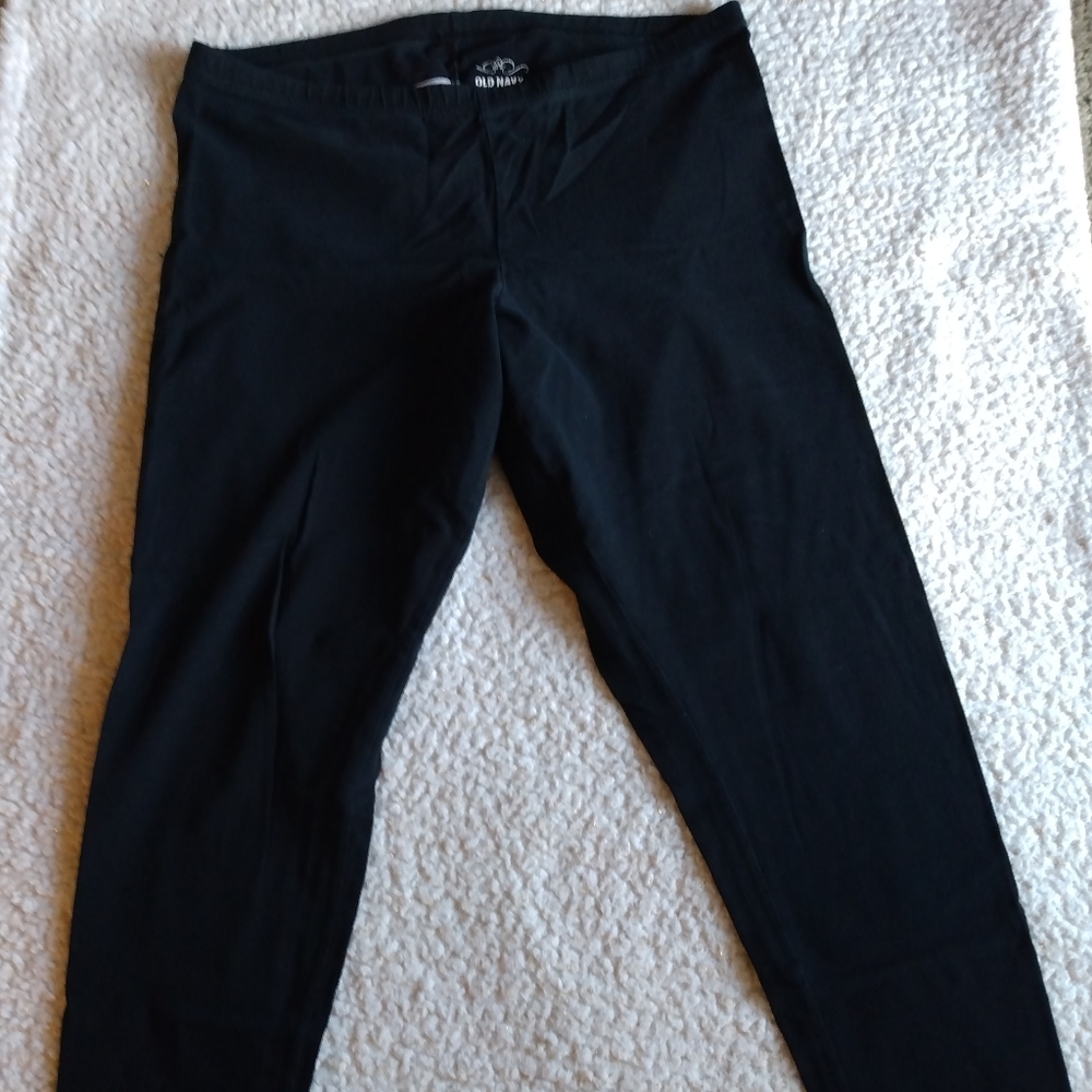Bundle X3 L black cotton leggings